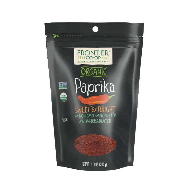 フロンティアコープ パプリカ パウダー オーガニック 203g Frontier Co-op Paprika, Ground, Organic 7.16 oz. 【お取り寄せ商品】