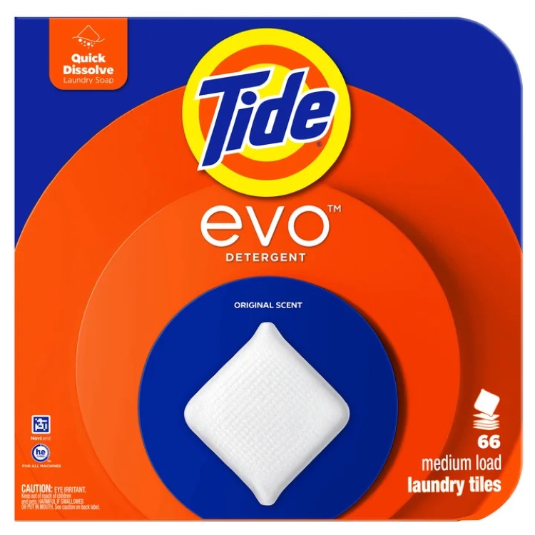 タイド エボ ランドリー洗剤タイル オリジナル 66回分 Tide Evo Laundry Detergent...