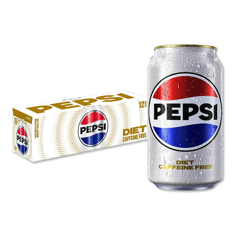 ダイエット ペプシ コーラ カフェインフリー ソーダポップ、12 液量オンス、12 缶パック濃厚で力強い味わいカフェインフリー0カロリーダイエットソーダ