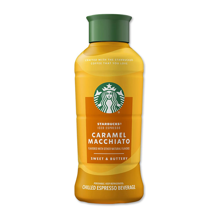 スターバックス アイスエスプレッソ ビバレッジ キャラメルマキアート 約1182ml Starbucks Iced Espresso Beverage Caramel Macchiato 40 Fl Oz 【お取り寄せ商品】