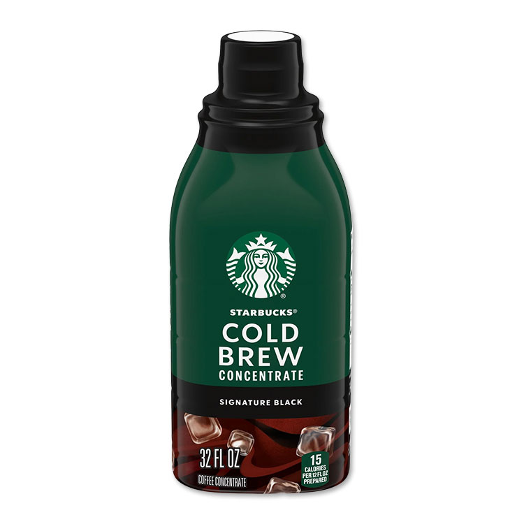 コールドブリューコーヒー：スターバックスの超滑らかで美味しいコールドブリューコーヒーは、当社のマルチサーブ濃縮液を使えば自宅で簡単に作れます。 完璧な美味しさ：ミディアムローストのスターバックスシグネチャーブラックコールドブリューコーヒーは、ほのかに甘いチョコレートの香りがするなめらかな味わいです。 簡単です: 当店の特製ブレンドコーヒーをこの濃厚な液体濃縮液に冷浸ししました。濃縮液を氷の上に注ぎ、水を加えるだけで、自分だけのスターバックスアイスコーヒードリンクが作れます。 内容: このマルチサーブ濃縮ボトルは、指示通りに準備すると合計64液量オンスのコールドブリューコーヒーを作ります。 リサイクル可能なパッケージ: スターバックスのコールドブリューコンセントレートのマルチサーブボトルは完全にリサイクル可能です。 スターバックスの品質：スターバックスのカフェで提供されるコールドブリューにインスピレーションを得た、当社のコールドブリューコーヒーは、皆さんがご存知の、愛され、期待されるスターバックスの味を再現しています。