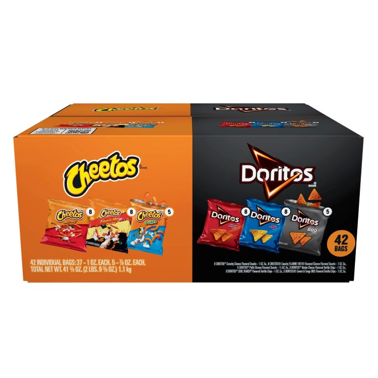 フリトレー ドリトス＆チートス ミックス バラエティパック スナックチップス マルチパック 42 個入り Frito-Lay Doritos & Cheetos Mix Variety Pack Snack Chips Multipack 42 Count 【お取り寄せ商品】