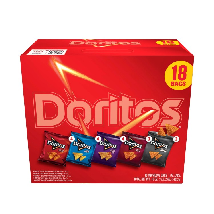 ドリトス トルティーヤチップス 5 フレーバー バラエティパック スナックチップス 約28g 袋 18 個入り Doritos Tortilla Chips 5 Flavor Variety Pack Snack Chips, 1 oz Bags, 18 Count 【お取り寄せ商品】