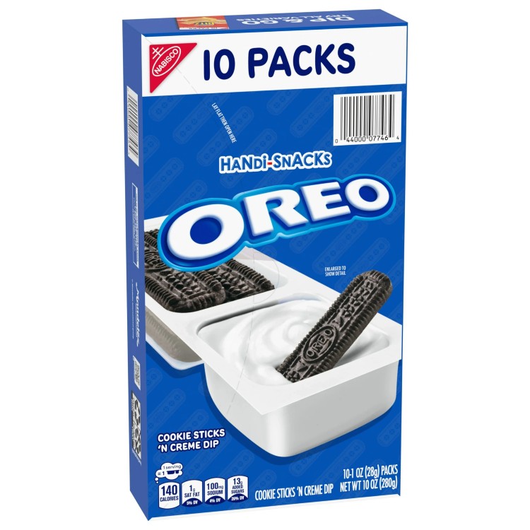 ハンディスナック オレオ クッキースティック＆クリームディップ スナックパック 10パック Handi-Snacks OREO Cookie Sticks 'N Creme Dip Snack Packs, 10 Snack Packs 【お取り寄せ商品】