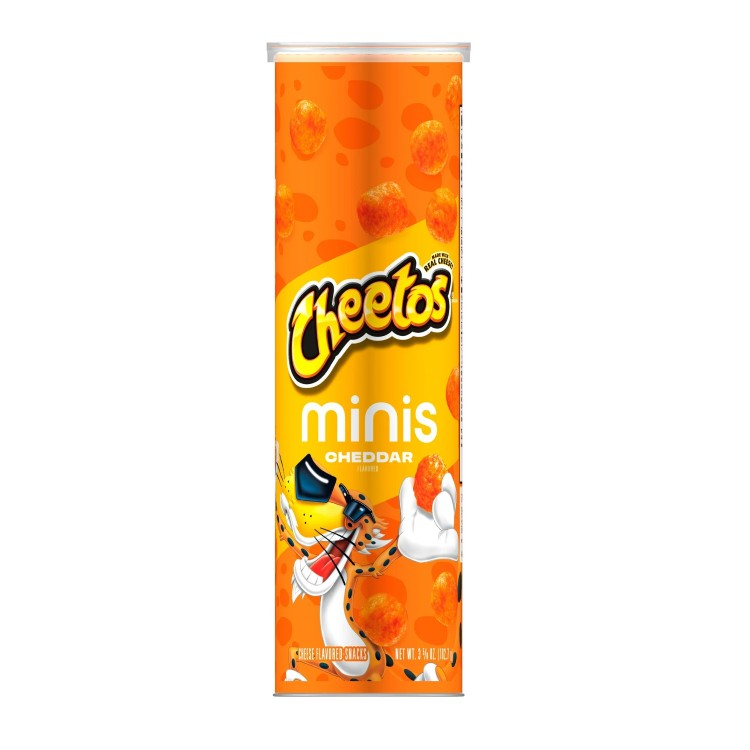 チートス ミニ チェダー味スナックチップス 約102g キャニスター Cheetos Minis Cheddar Flavored Snack Chips, 3.625 oz, Canister 【お取り寄せ商品】