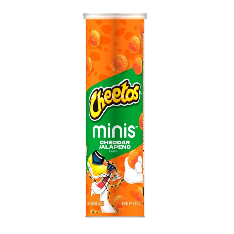 チートス ミニ チェダーハラペーニョチーズ風味スナック 約102g Cheetos Minis Cheddar Jalapeno Cheese Flavored Snacks, 3.625 Ounce Cannister 【お取り寄せ商品】