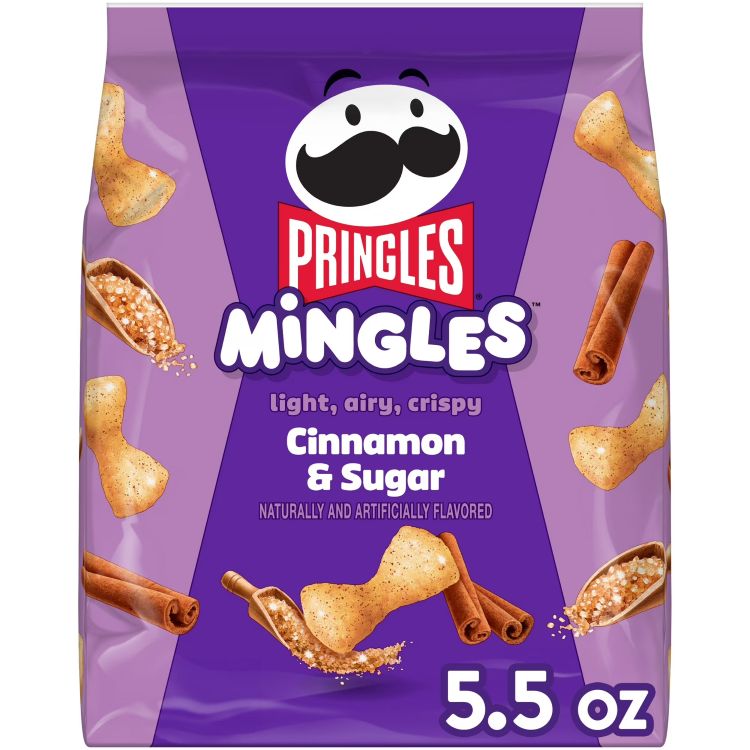 プリングルズ ミングルズ シナモン＆シュガー パフスナック 155g Pringles Mingles Cinnamon and Sugar Puffed Snacks, Sweet Snacks, 5.5 oz 【お取り寄せ商品】