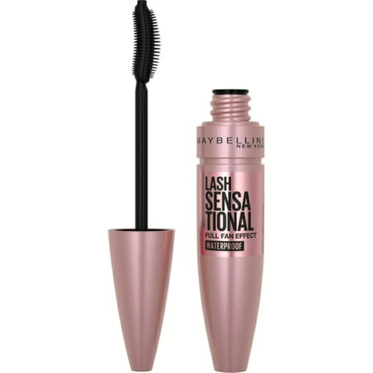 メイベリン ラッシュセンセーショナル ウォータープルーフ マスカラ ブラウニッシュブラック 約9.5mL Maybelline Lash Sensational Waterproof Mascara, Brownish Black 0.32 fl oz 【お取り寄せ商品】