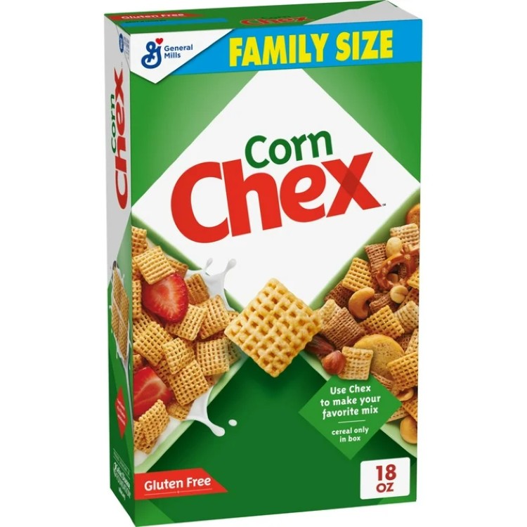 コーンチェックス 朝食シリアル ファミリーサイズ 510g Corn Chex Breakfast Cereal, Family Size, 18 oz 【お取り寄せ商品】