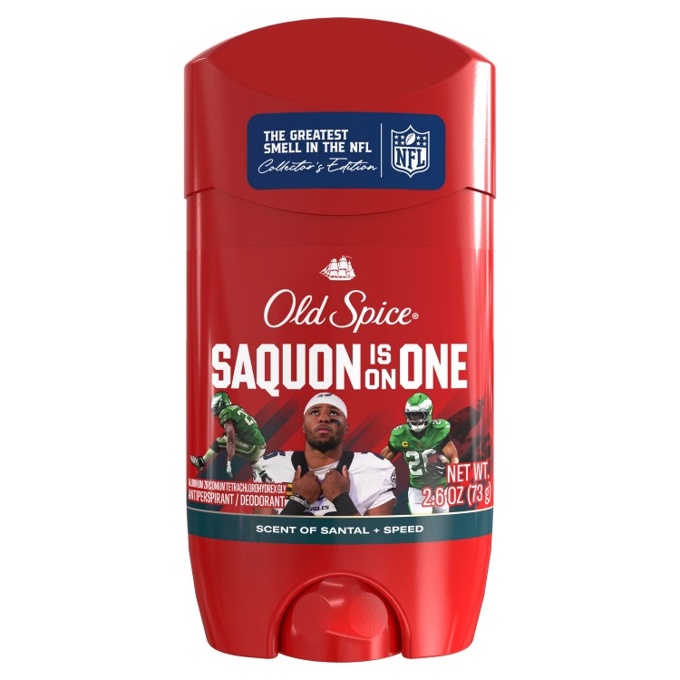オールドスパイス NFLコレクション セイクワン・バークリー デオドラントは、NFL選手セイクワン・バークリーをフィーチャーした、スティックタイプのメンズ用デオドラントです。サンタル＋スピードの香りで、ウッディで爽やかな印象の香りを楽しめます。毎日の身だしなみケアに取り入れやすいスティックタイプで、脇に直接塗って使用できます。NFLコレクションのコレクターズエディションの商品です。内容量は約73gです。