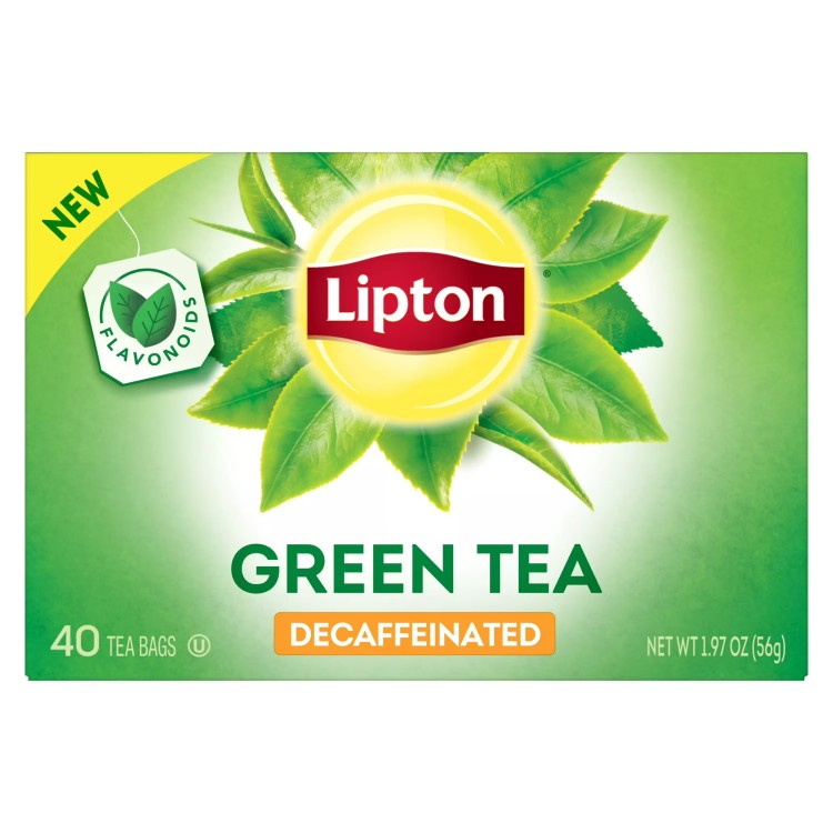 リプトン グリーンティーバッグ デカフェ 40個入り Lipton Green Tea Bags, Decaffeinated, 40 Count 【お取り寄せ商品】