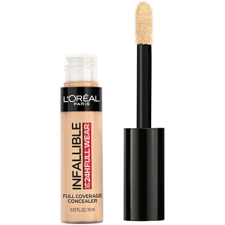 ロレアル パリ インファリブル フルウェア コンシーラー オートミール 約9.8mL L'Oreal Paris Infallible Full Wear Concealer, Full Coverage, Oatmeal, 0.33 fl oz 【お取り寄せ商品】