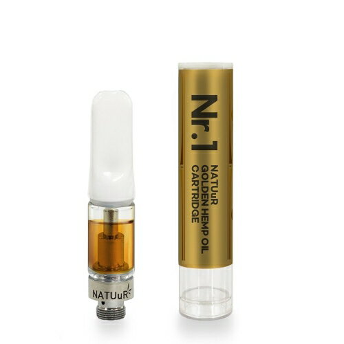 CBDカートリッジ／60%（300mg）ナチュールゴールデンヘンプCBDカートリッジ0.5ml/NATUuRCBDGoldenHempOilCartridge