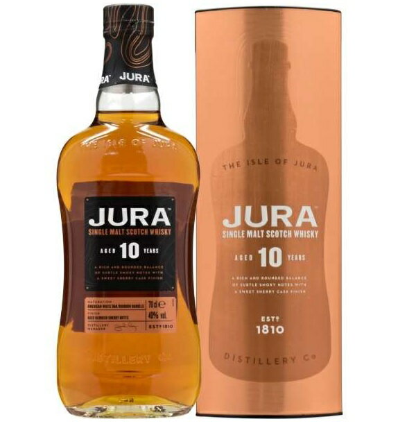 ジュラ 10年 （旧アイル オブ ジュラ）40％　700ml　アイランドモルト　シングルモルト ウイスキー