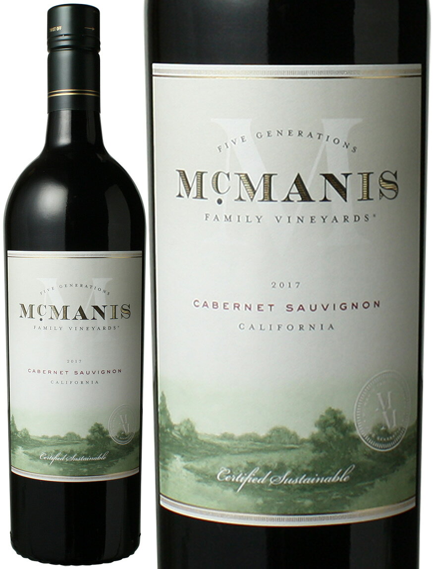 ワイン名Mcmanis Family Cabernet Sauvignonワイン種別赤ブドウ品種カベルネ・ソーヴィニヨン生産者マックマニス・ファミリー・ヴィンヤード生産地などアメリカ　カリフォルニア原産地呼称カリフォルニアその他備考