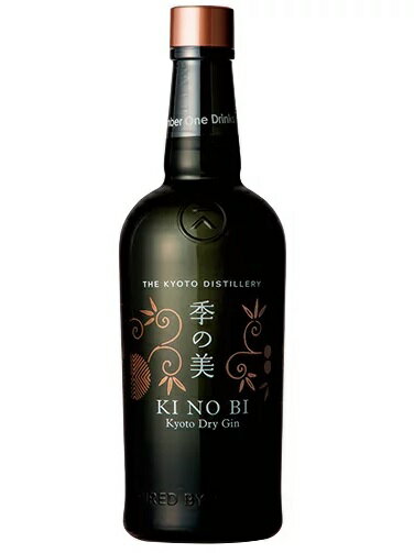 【日本初のジン蒸留所より、国産ジン登場！】 季の美　京都ドライジン　（箱なし）　45％　700ml