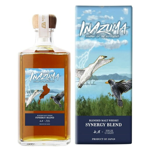 【お一人様1点限り】 長濱蒸溜所×ハイコースト蒸溜所 ブレンデッドモルト イナズマ シナジーブレンド 50% 500ml