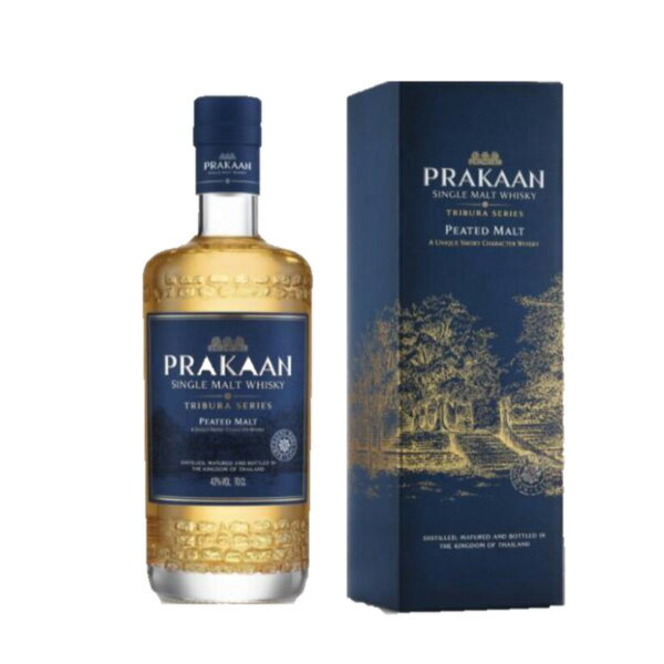 ＜数量限定！ミニボトル付！＞プラカーン シングルモルト ピーテッド 43% 700ml ウイスキー