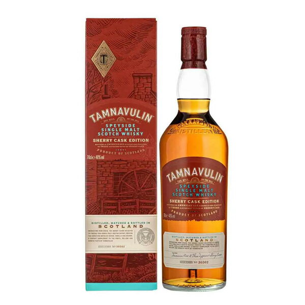 【BLACK FRIDAY】　 タムナヴーリン シェリーカスク シングルモルト 40% 700ml 箱付き ウイスキー