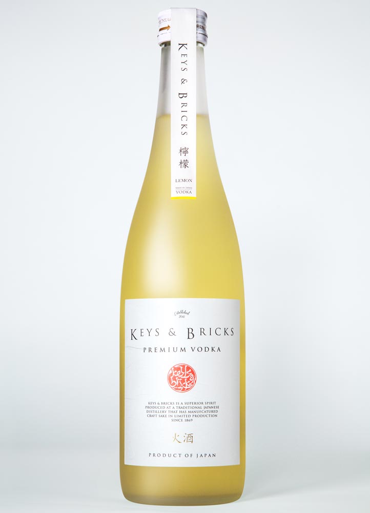 <そのままで美味しいウォッカ!> キーズアンドブリックス プレミアムショット レモン ウォッカ 720ml