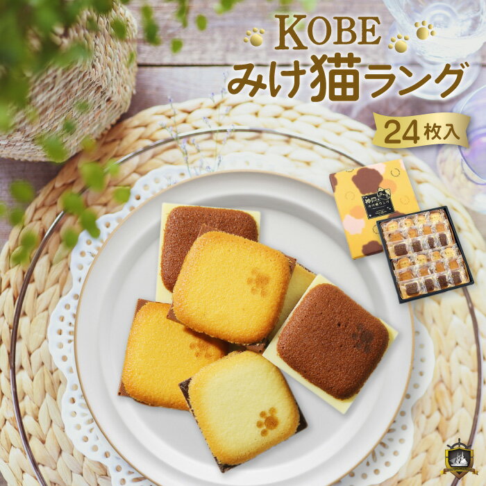 ホワイトデー お返し ギフト 神戸みけ猫ラング 24枚入り 洋菓子 おみやげ ラングドシャ モンロワール 神戸土産 焼菓子 個包装 賞味期限 肉球 猫 お菓子 人気 ランキング 美味しい スイーツ ネコ 菓子 チョコレート 通販 誕生日 プレゼント かわいい おしゃれ バレンタインのサムネイル