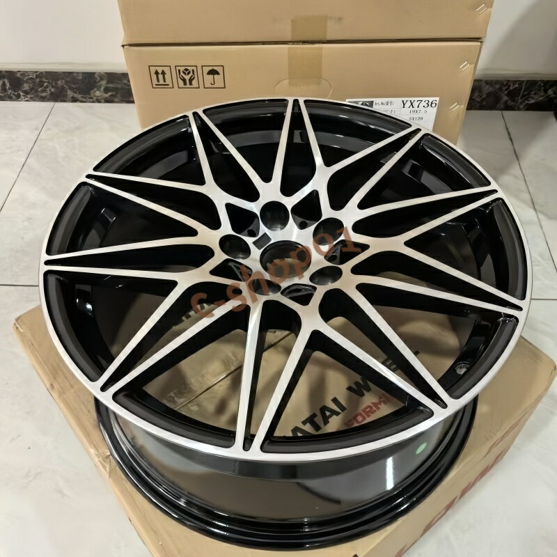 乐天商城 - ★大人気★光沢仕上げ BMW用 19インチホイールSET(4本) ★G系3/4/5/8シリーズ等★新品 純正からのカスタム/交換に!ハブ径 66.6mm