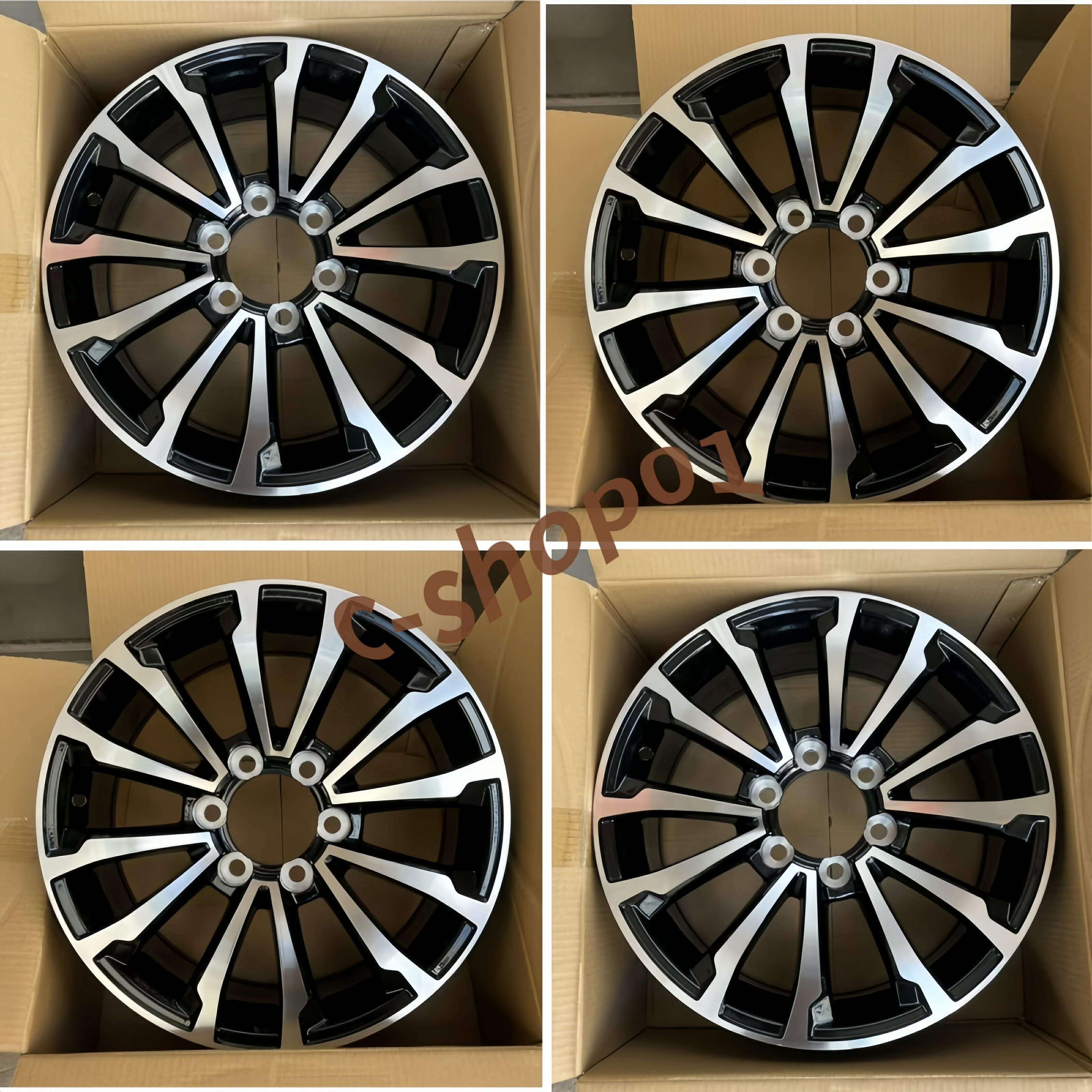 トヨタ ランクルプラド フォーチュナー 汎用 20 インチ アルミホイール 4 本セット PCD 6 穴 139.7 新品