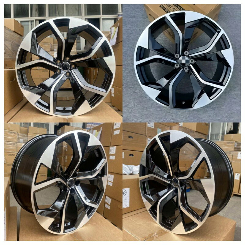 樂天商城 - 【新品】AUDI Q7/Q8等用 23インチホイール4本セット TYPE 5673BM S-LINE対応 RS6/Q7/Q8/A7/A8 純正カスタム/交換用