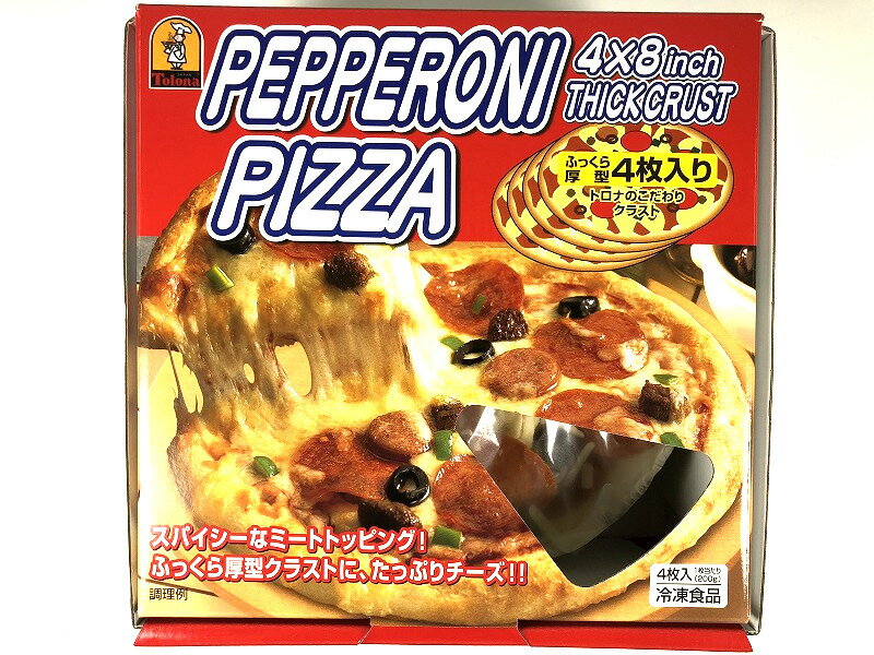 トロナ ペパロニピザ ふっくら厚型4枚入り（200g×4）