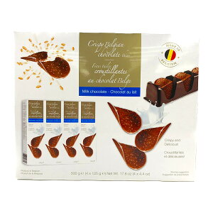 ハムレット ベルギー産 クリスピー チョコレート 125g×4箱 Chocola S Milk