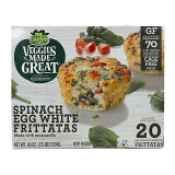 ほうれん草のフリッタータ 20個入り Garden Lites Spinach Egg Frittata