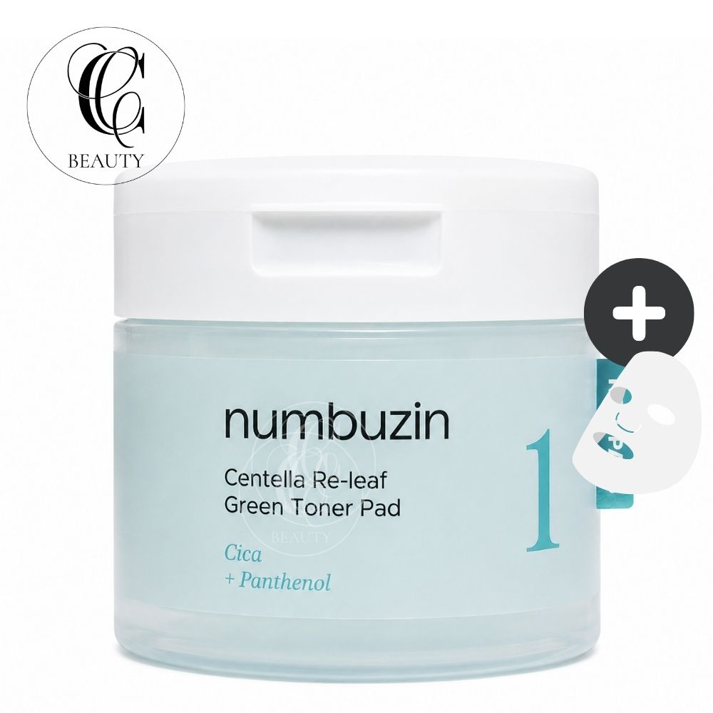 【正規品】ナンバーズイン 1番 シカ ガラクトナー グリーン パッド 70枚 190ml numbuzin No.1 Centella Re-Leaf Green Toner Pads 韓国コスメ スキンケア トナーパッド 保湿 うるおい