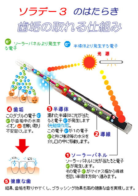 電子歯ブラシSoladey-3（ソラデー3）【大人用】【子供用（こども用）】