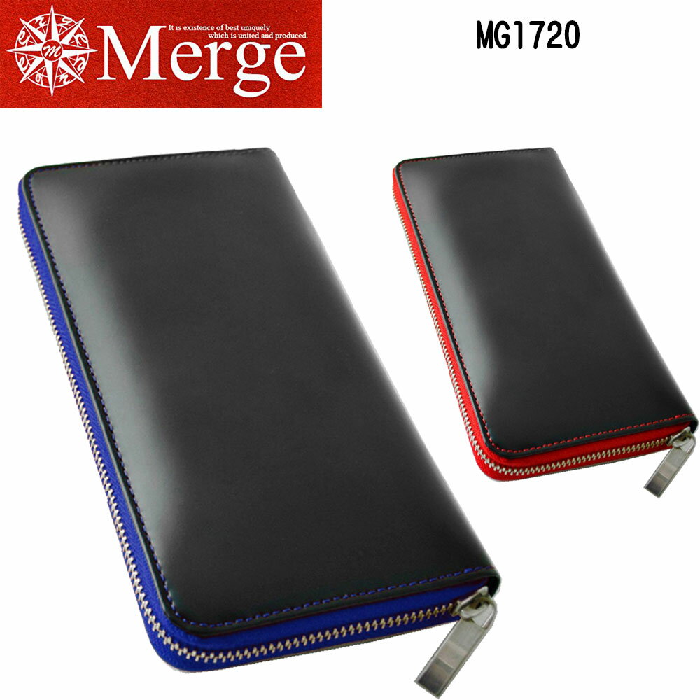 Rakuten - メンズ 男性用 馬革×牛革×機能性　ラウンドファスナーMERGE(マージ) 長財布 [mg1720main]