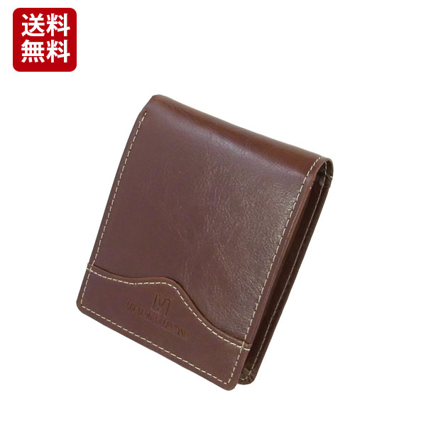 【箱無し】 メンズ 定番 二つ折り財布 本革 牛革 コスパ良 カードスライダー付LUCIANO VALENTINO　ルチアーノ バレンチノ　 短財布 茶(ライトブラウン) [luv6004lbr](4)