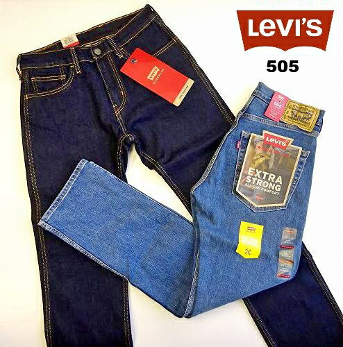 リーバイス(LEVI'S)505 ワークウエアー ストレッチ デニム/Levi's WORKWEAR 505 REGULAR 28930-0000・0001/w28・w30・w31・w32・w33・w34・w36/リンス・ストーンウォッシュ