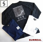 SURREAL S.U.R シュルリアル ロングスリーブ Tシャツ 長袖Tシャツ"THREE-S" L/S T-Shirt/ネコポス発送OK!