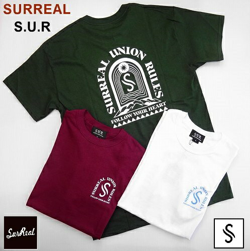 SURREAL S.U.R シュルリアル プリントTシャツ 半袖Tシャツ