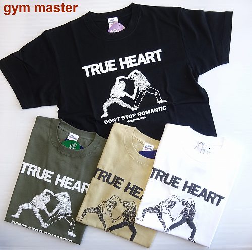 ジムマスター プリント 半袖Tシャツ /gym master TRUE HEART S/S TEE/G692689/ネコポス発送OK!