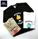 W}X^[ TVc Tee 7.4oz gymmaster HAPPY TIME L/STEE G221754 lR|XOK