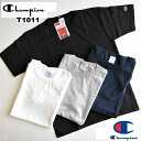 チャンピオン USコットン T1011 半袖Tシャツ CHAMPION CREW NECK T-SHIRT/C5-P301/MADE IN USA/S・M・L・XL/ホワイト・グレー・ネイビー・ブラック/ネコポス発送で送料無料!