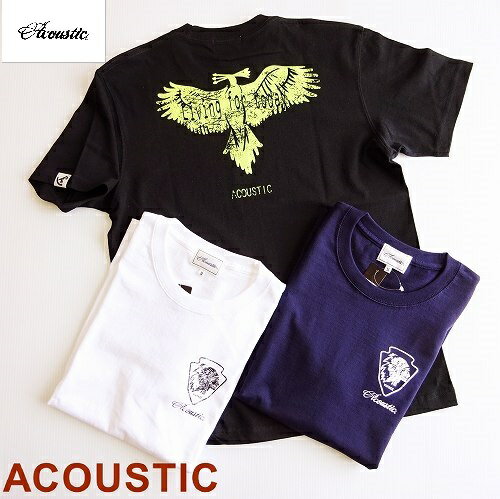 アコースティック 半袖Tシャツ ヘビーウェイト 7oz ネイキッドモデル(NAKED MODEL)/ACOUSTIC S/S T-SHIRT AC20003/ネコポス発送OK