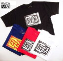 RVCA [J TVc X^_[hFIT BLOCK CHAIN S/S T-Shirt BB041-216/lR|XOK!