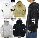 SALE!ルーカ メンズ ルーズシルエット スウェットジップパーカー 裏起毛 FAKE RVCA ZIP HOODIE BD042-157