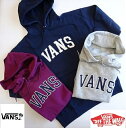 バンズ VANS ビッグシルエット アーチロゴ スウェットパーカー アップリケ刺? プルパーカー（裏起毛）VANS VANS Arch Logo Hoodie 121K1030800/メンズ レディース