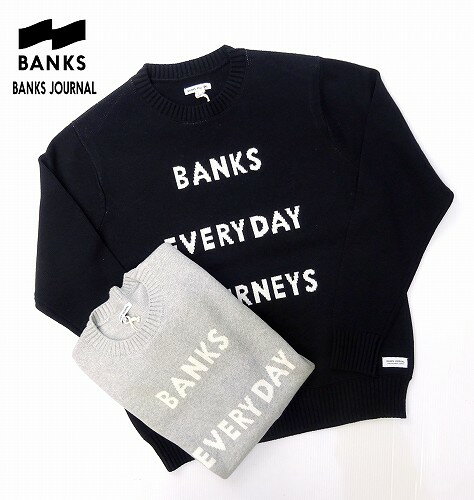 SALE!バンクス ジャーナル クルーネック コットンセーター BANKS JOURNAL EVERYDAY JOURNEYS SWEATER ASMU1073