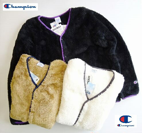 SALE!チャンピオン Champion レディース シェルパ フリース ボア スナップジャケット ボア ジャケット モコモコ/SHERPA FLEECE BOA SNAP LADIES' JACKET/CW-N605/M・L