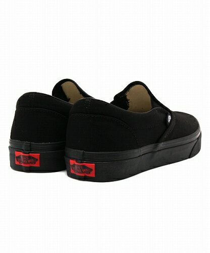 バンズ メンズ クラッシック スリッポン オール ブラック/VANS CLASSIC SLIP-ON BLACK×BLACK/VN000EYEBKA 3