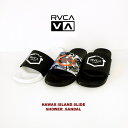 ルーカ サンダル メンズ RVCA ルーカ メンズ ハワイコレクション シャワーサンダル HAWAII ISLAND SLIDE SHOWER SANDAL BC041-898