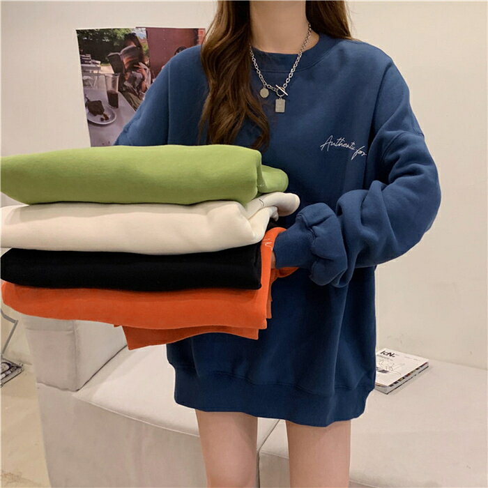 トレーナー 裏起毛 レディース トップス 長袖 パーカー 秋冬 オーバーサイズ 可愛い おしゃれ 着痩せ 20代 ゆったり ccfashion-10000007 CC FASHION サンプル画像3
